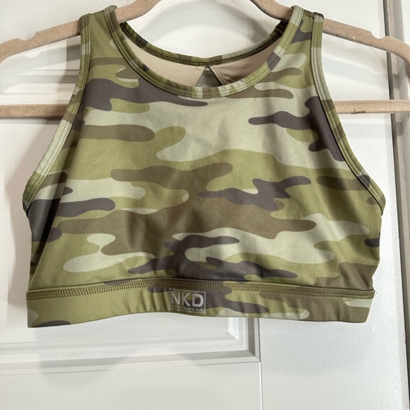 NKD Camo Sports Bra Size Small - Picture 1 of 2